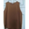 Tee-shirt sans manches couleur camel Sarah b. Taille 3