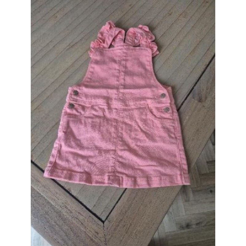 Robe salopette rose taille 18 mois Tape à l'oeil