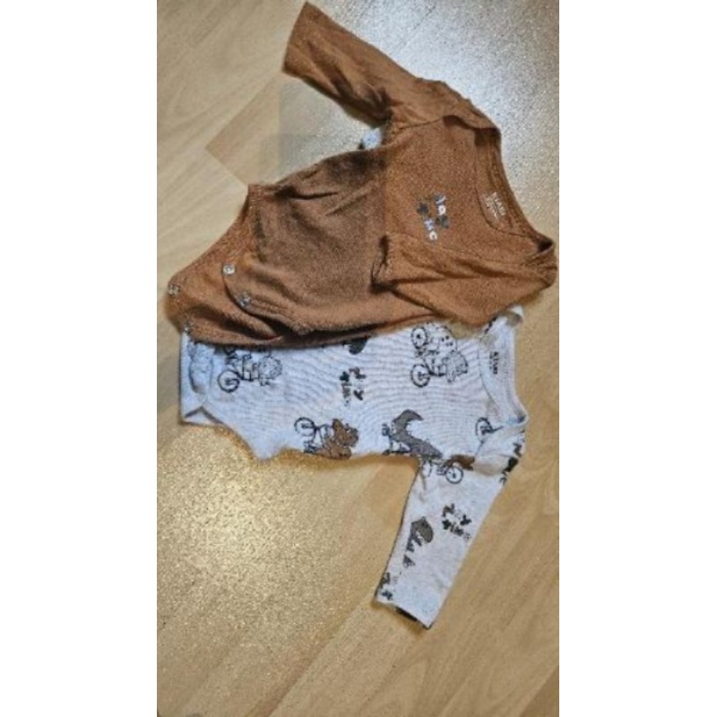 Lot 2 bodies 3 mois Kiabi "Play time"