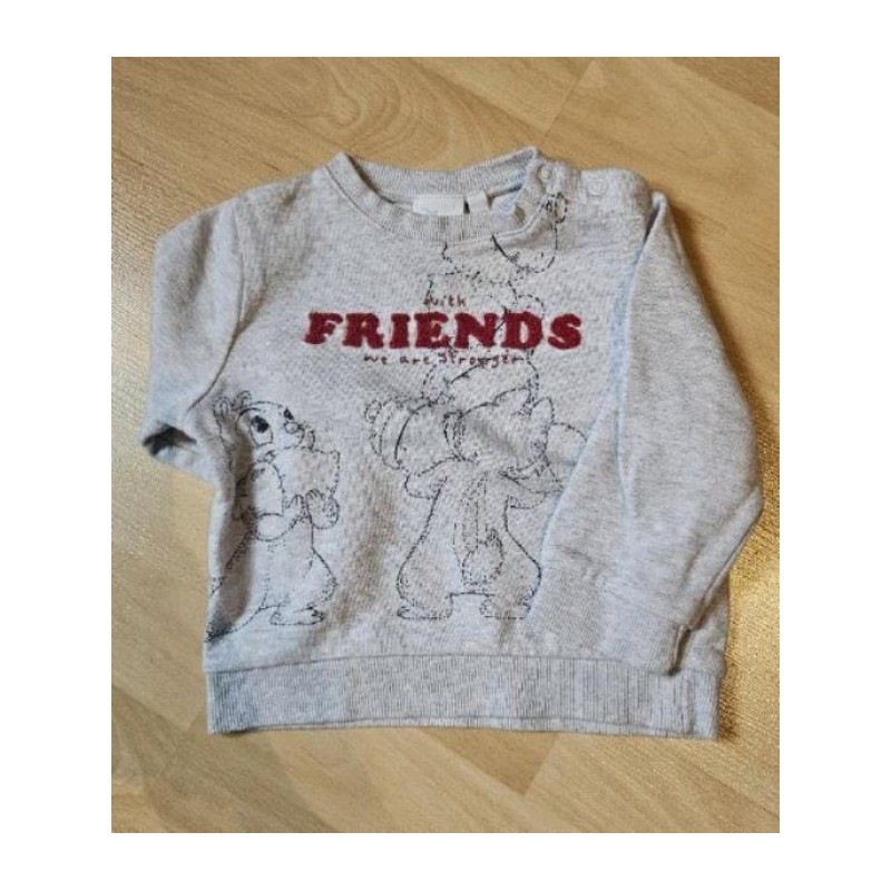 Pull gris Disney baby 18 mois
