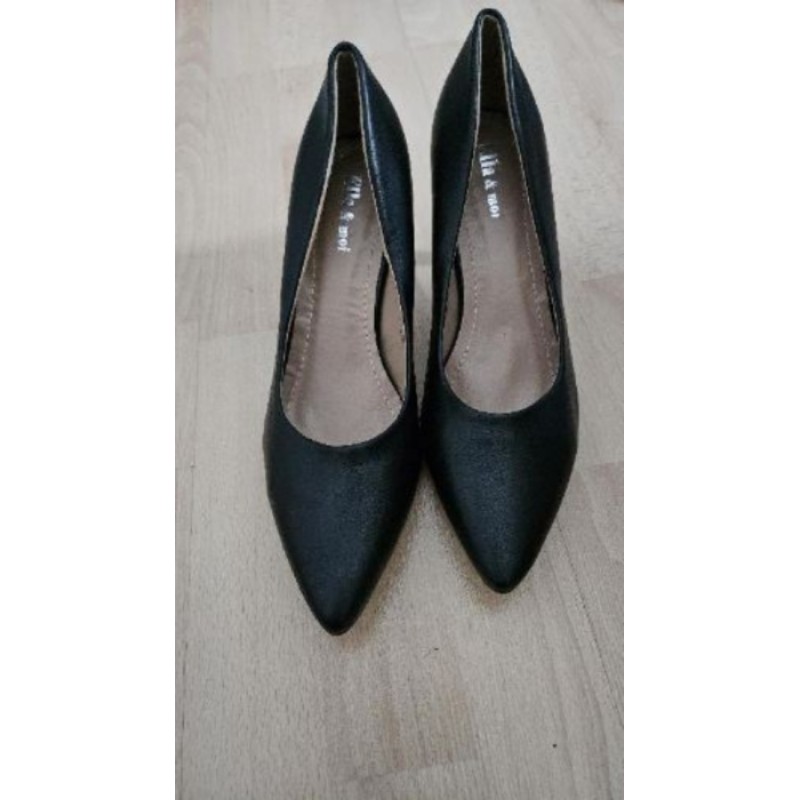 Escarpins pointus noir T.41 ELLA&MOI