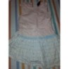 Robe sans manches rose et blanche SERGENT MAJOR 24mois 86cm