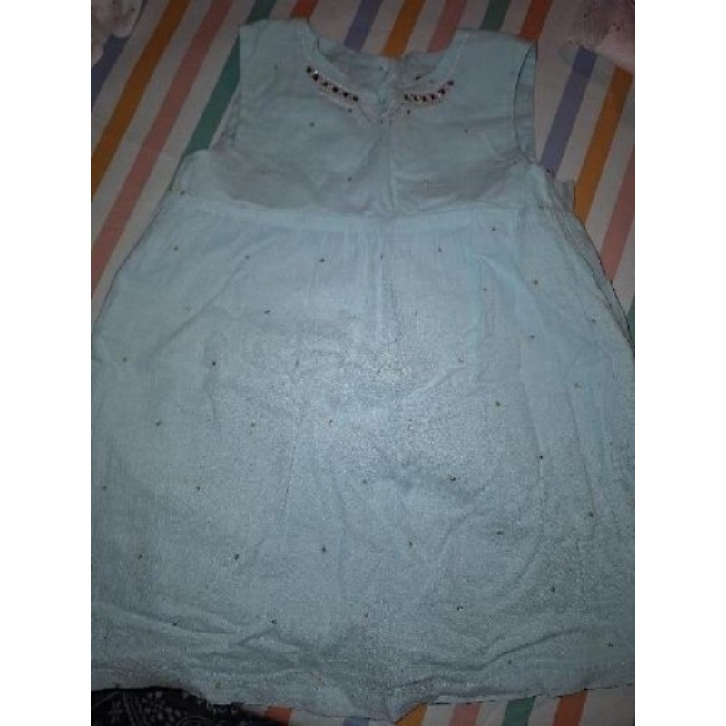 Robe sans manches bleu clair - à boutonner dans le dos SERGENT MAJOR 24mois 86cm