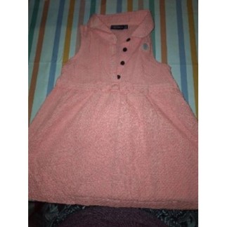 Robe sans manches rose fluo...