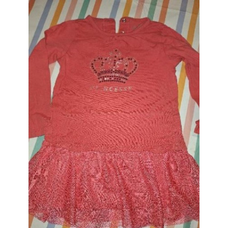 Robe manches longues avec tules KIMBALOO 24mois