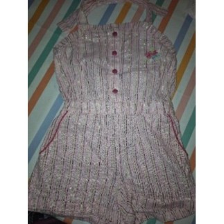 Combishort dos nu rose...