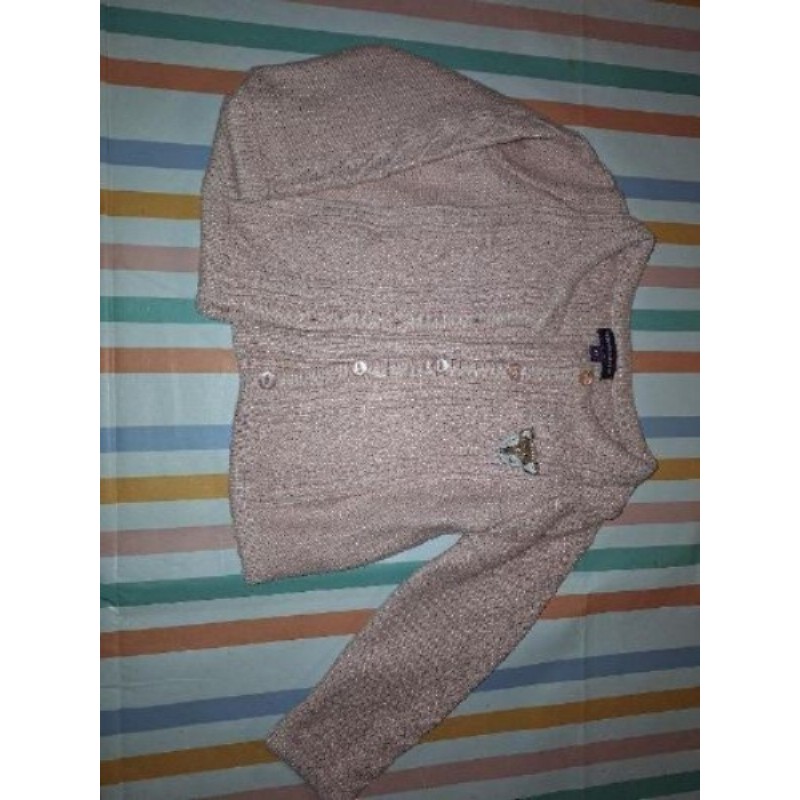 Gilet boutonné rose SERGENT MAJOR 18mois 80cm