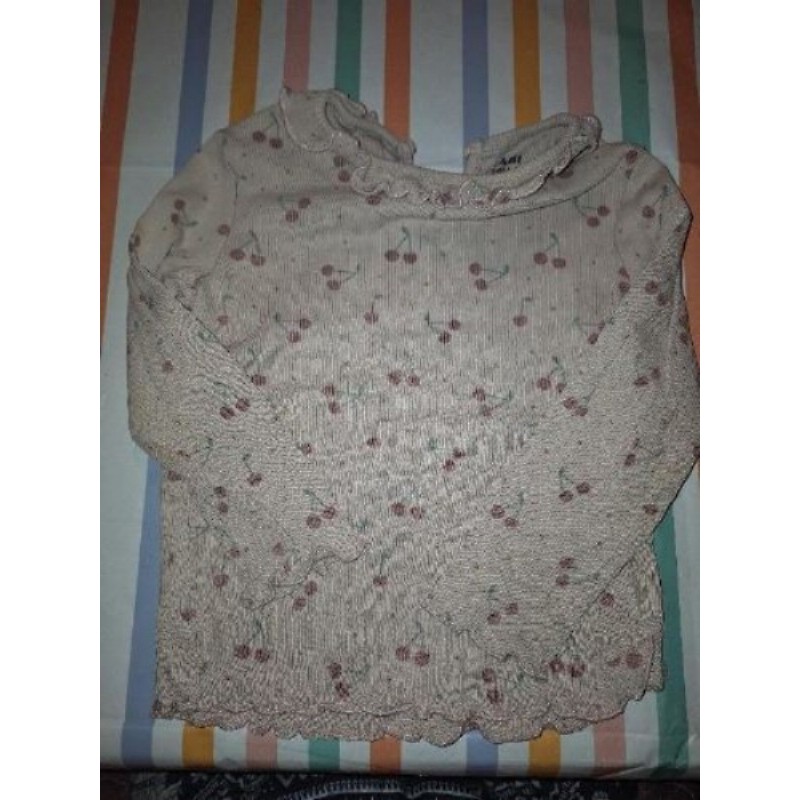 Tee shirt manches longues léger Cerise KIABI 18mois 77/82cm