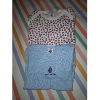 Lot de 2 bodies manches...