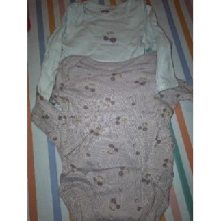 Lot de 2 bodies manches...