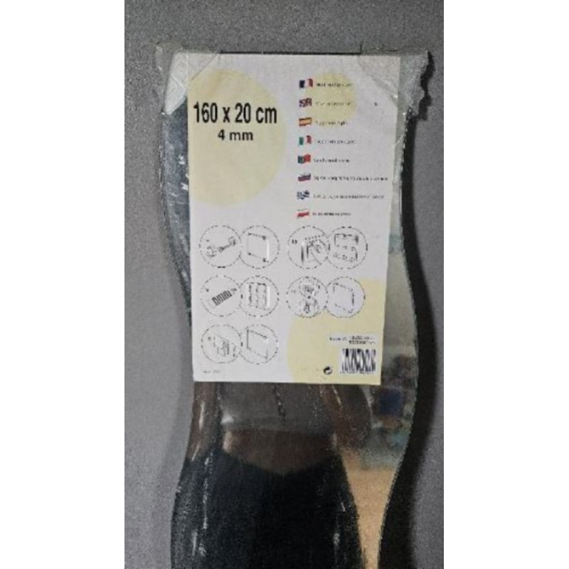 Miroir vague 160cm×20 cm