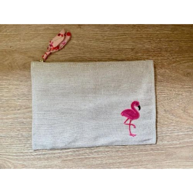Grande trousse flamand rose - neuve