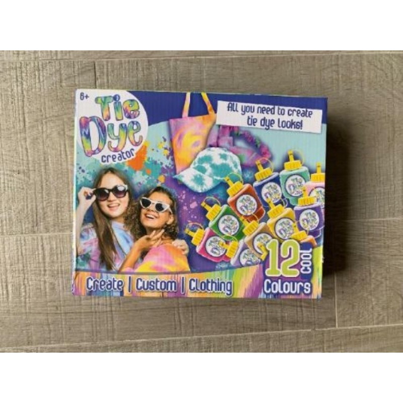 KIt cre´atifs 12 bouteilles de peintures spe´ciale Tie and Dye pour tissu