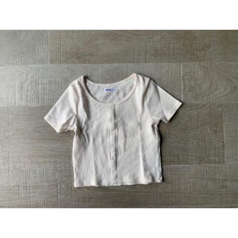 Tshirt Gémo écru - fille 10 ans 