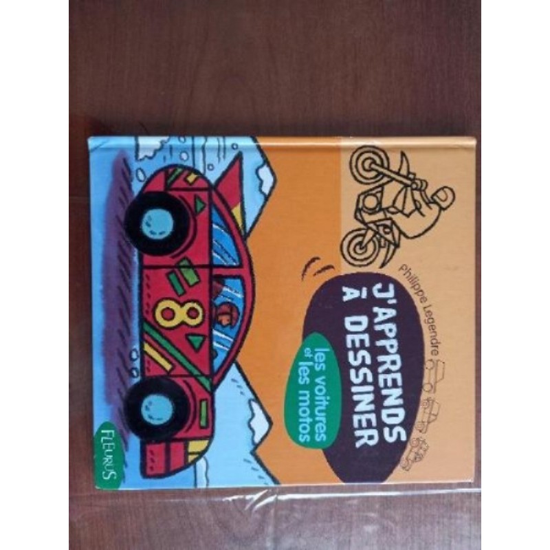 "J'apprends a dessiner les voitures et les mots" de Philippe LEGENDRE - FLEURUS - Primaire
