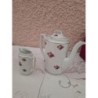 Cafetiere, theiere porcelaine et pot a lait