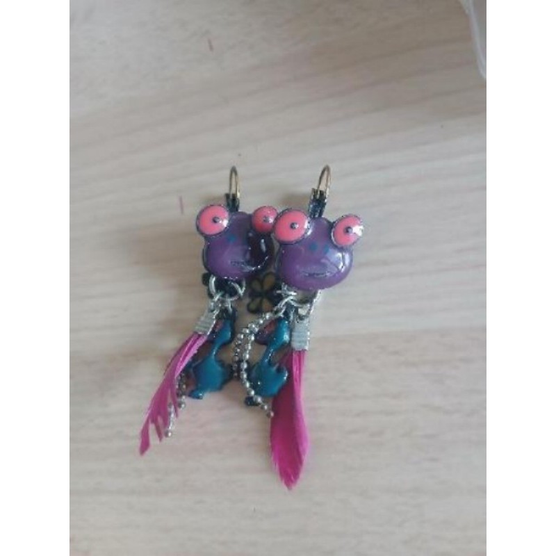 Boucles d’oreilles LOL Grenouille