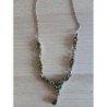 Collier indien argent peridot