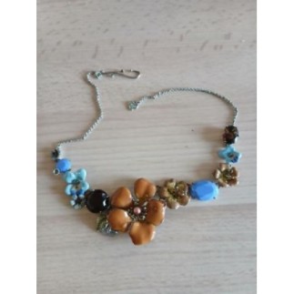 Collier argent émaillé les...