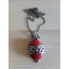 Collier ancien argent corail 