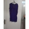 Robe violette avec des perles bel air T2