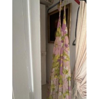 Robe longue dos nu rose...