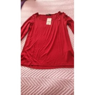 Tee-shirt bordeaux T M mim 