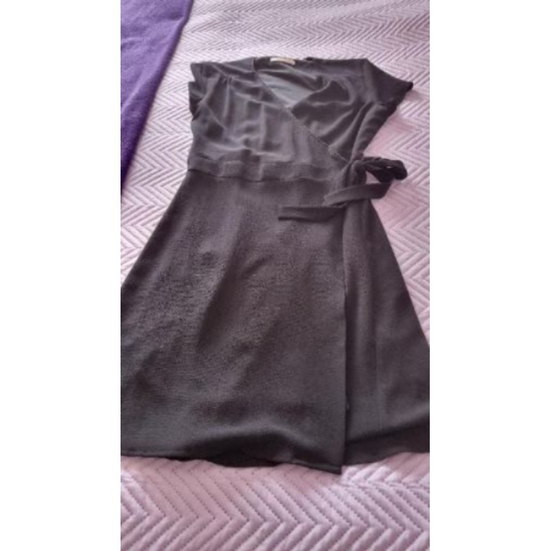 Robe noir portefeuille T36/38 camaïeu 