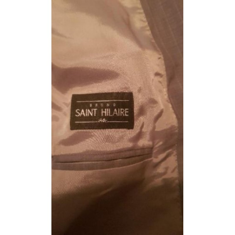 Costume Bruno St Hilaire, gris rayé. Pant taille 56,  veste taille 60.