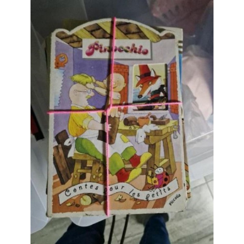 Lot de 2 livres 3 petits cochon et Pinocchio 