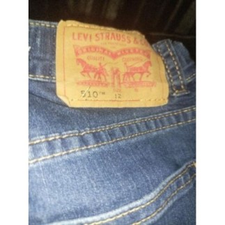 Jean LEVIS modèle 510 SKinny bleu stone garçon 12 ans QUASI NEUF