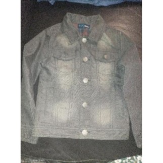 Veste en jean de marque Zzzz grise façon délavé QUASI NEUVE  pour garçon de 5 ans / 110 cm 