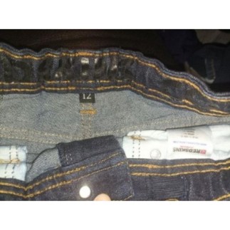 Jean REDSKINS bleu stone foncé cartonné 12 ans garcon QUASI NEUF 