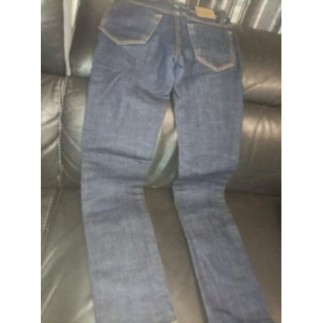 Jean REDSKINS bleu stone foncé cartonné 12 ans garcon QUASI NEUF 