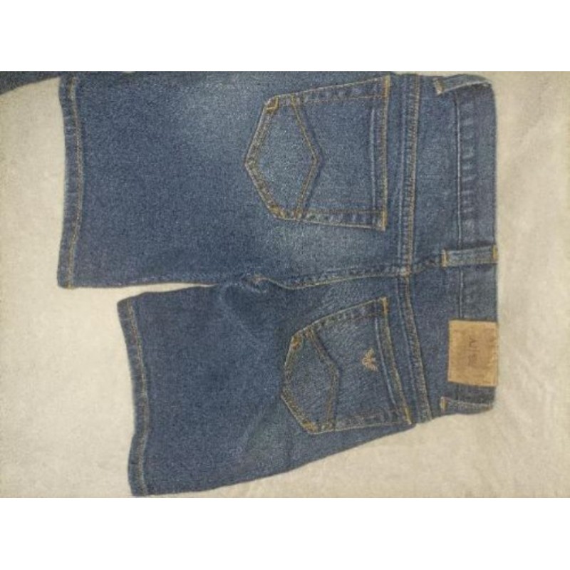 Short garçon jean bleu stone ARMANI JUNIOR 6 ans 118cm TRES BON ÉTAT 
