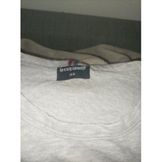 T-shirt gris garcon COQ SPORTIF 14 ANS  QUASI NEUF 