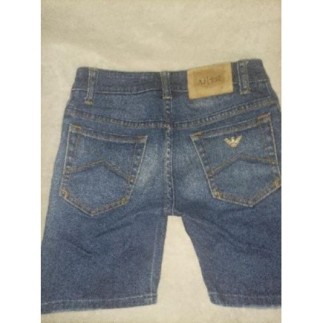 SHORT JEAN BLEU STONE ARMANI JUNIOR garçon 8 ans 130cm 