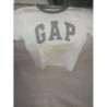 T-shirt GAP BLANC ET GRIS garcon 4/5 ans ETAT NORMAL 