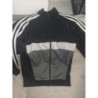 Haut de jogging noir garçon ADIDAS 10 ANS MOYEN ÉTAT  à fermeture 