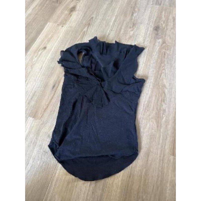 Haut noir à tulle taille XS
