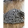 Veste à carreaux noir et blanche Escandelle taille L