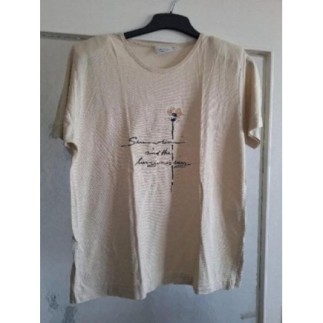 T-shirt beige taille L