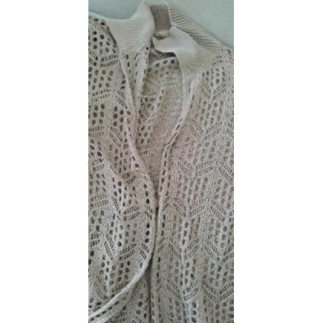 Gilet ajouré beige S/M