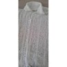 Gilet ajouré blanc S/M