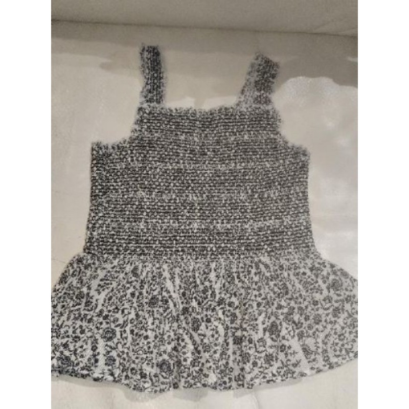 Haut zara 7-ans fluide noir et blanc très bon état 