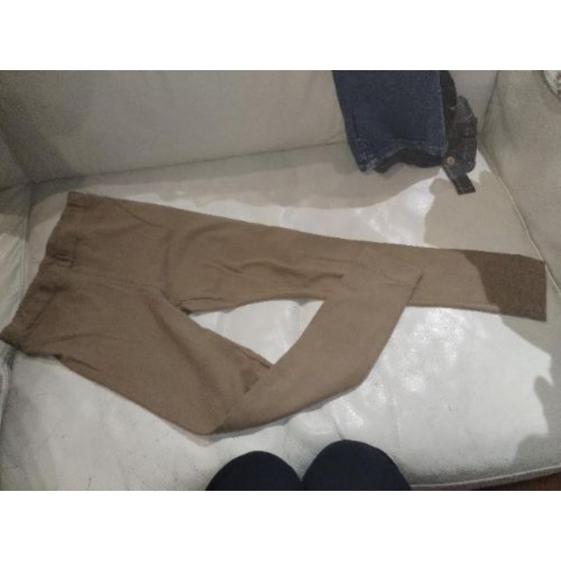 Legging H&m 8-9ans, marron clair, réglable taille tissu doux, très bon état 