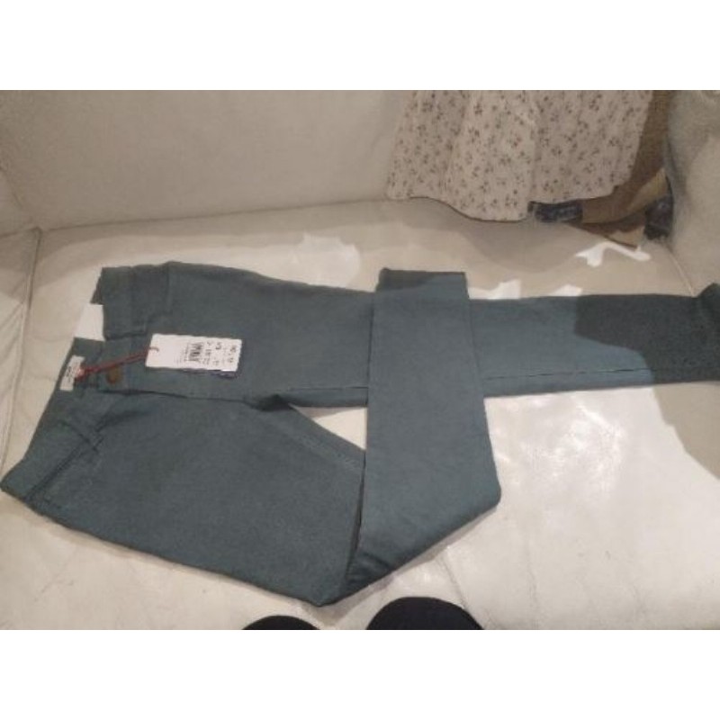 Jean Cyrillus 9ans slim bleu celadon, neuf avec étiquette 