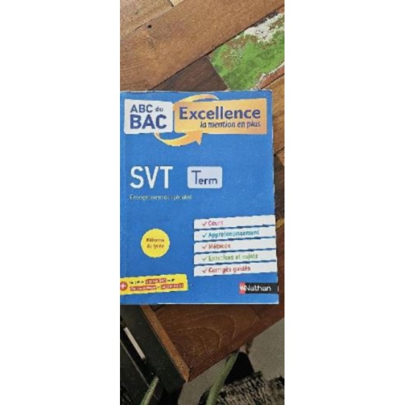 Excellence bac SVT