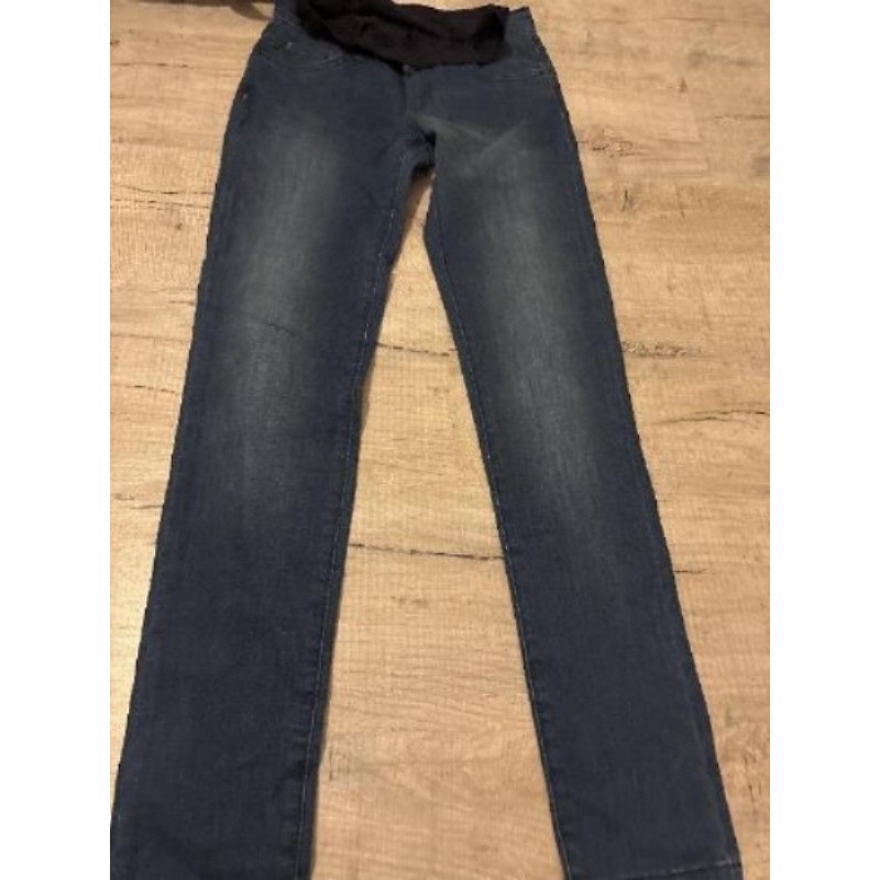 jean de maternité « envie de fraise » taille 34 bleu 