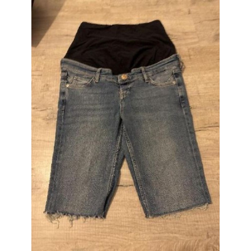 short en jean de maternité bleu taille 8 